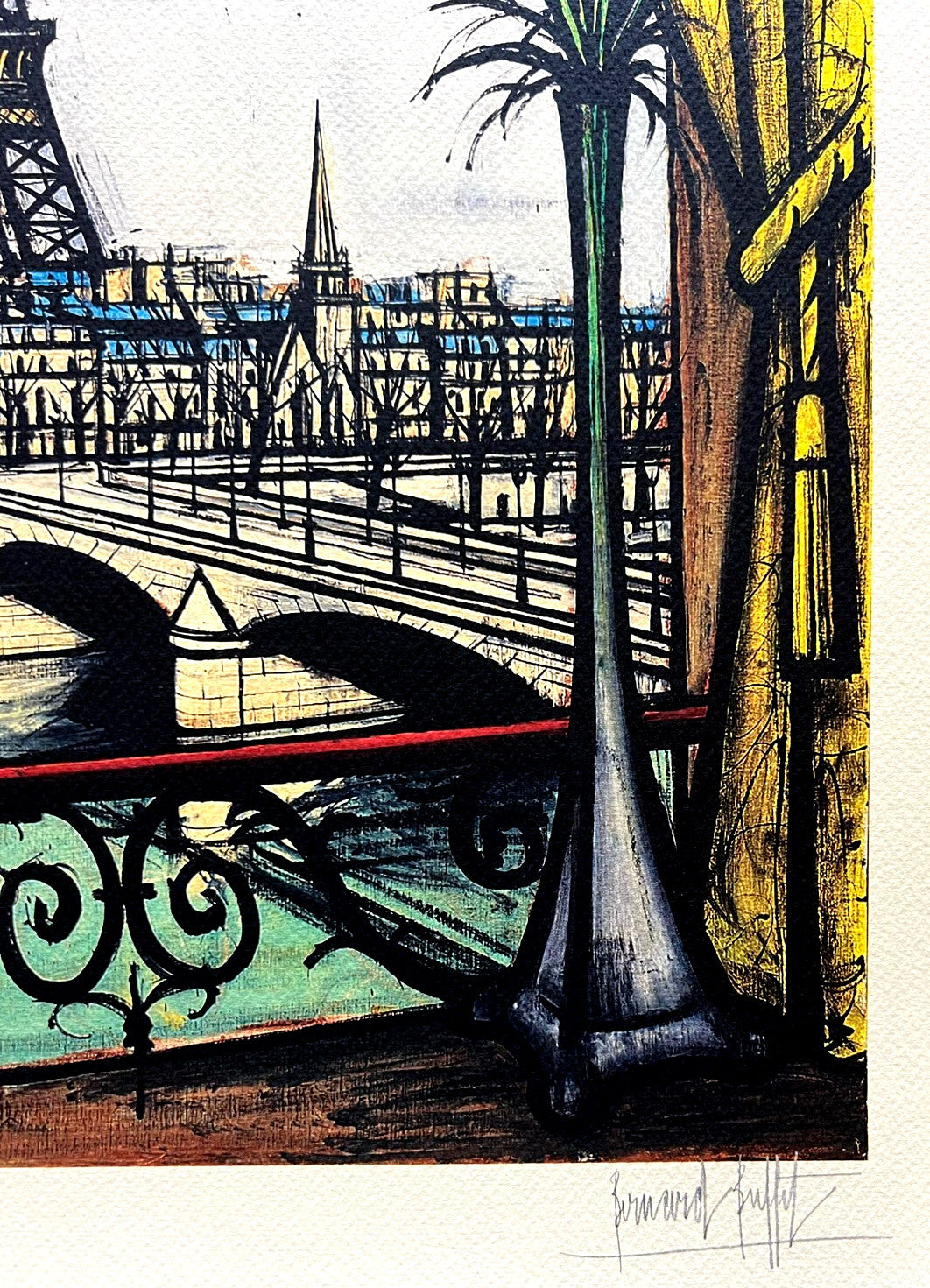 Bernard Buffet Lithograph Certified Coa Signed Op