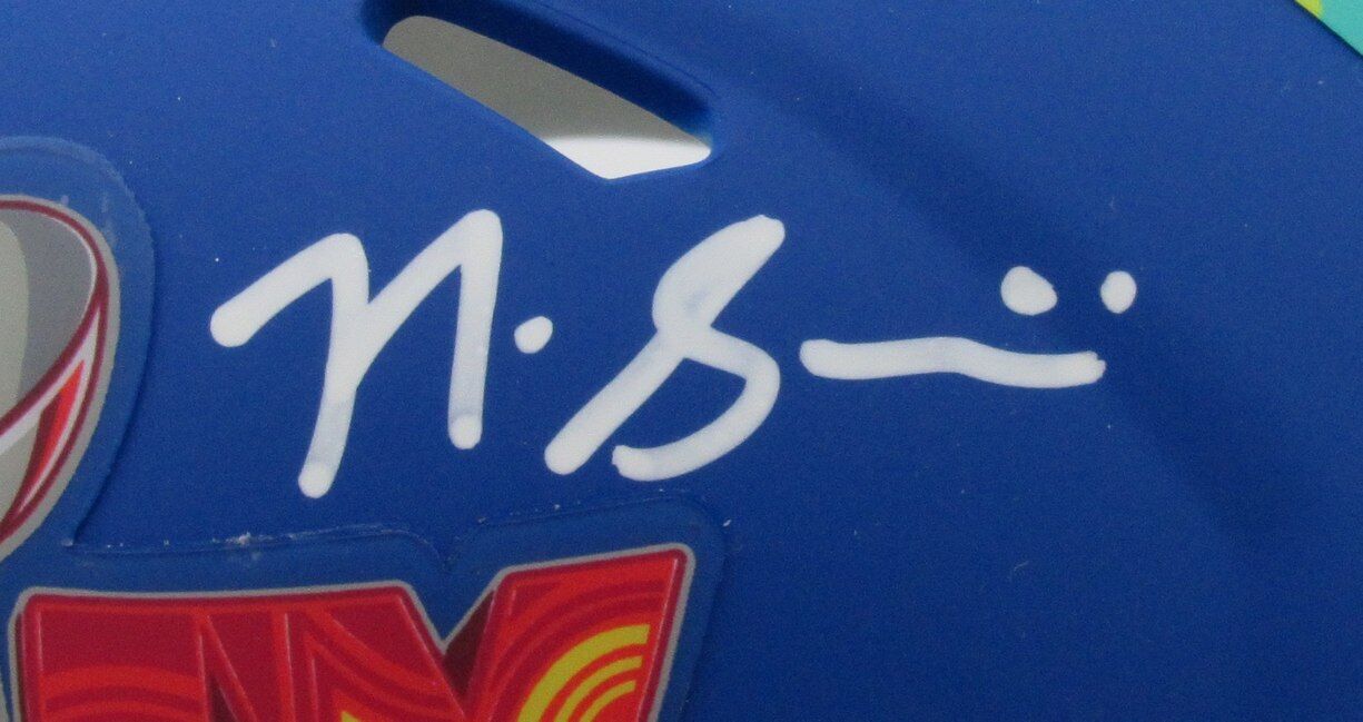 Nick Sirianni Signed/Auto Blue Super Bowl Lix