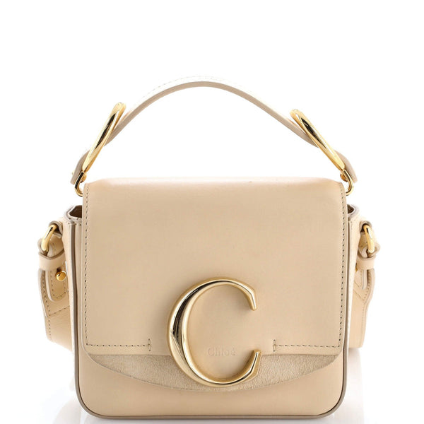 Chloe C Flap Bag Leather Mini