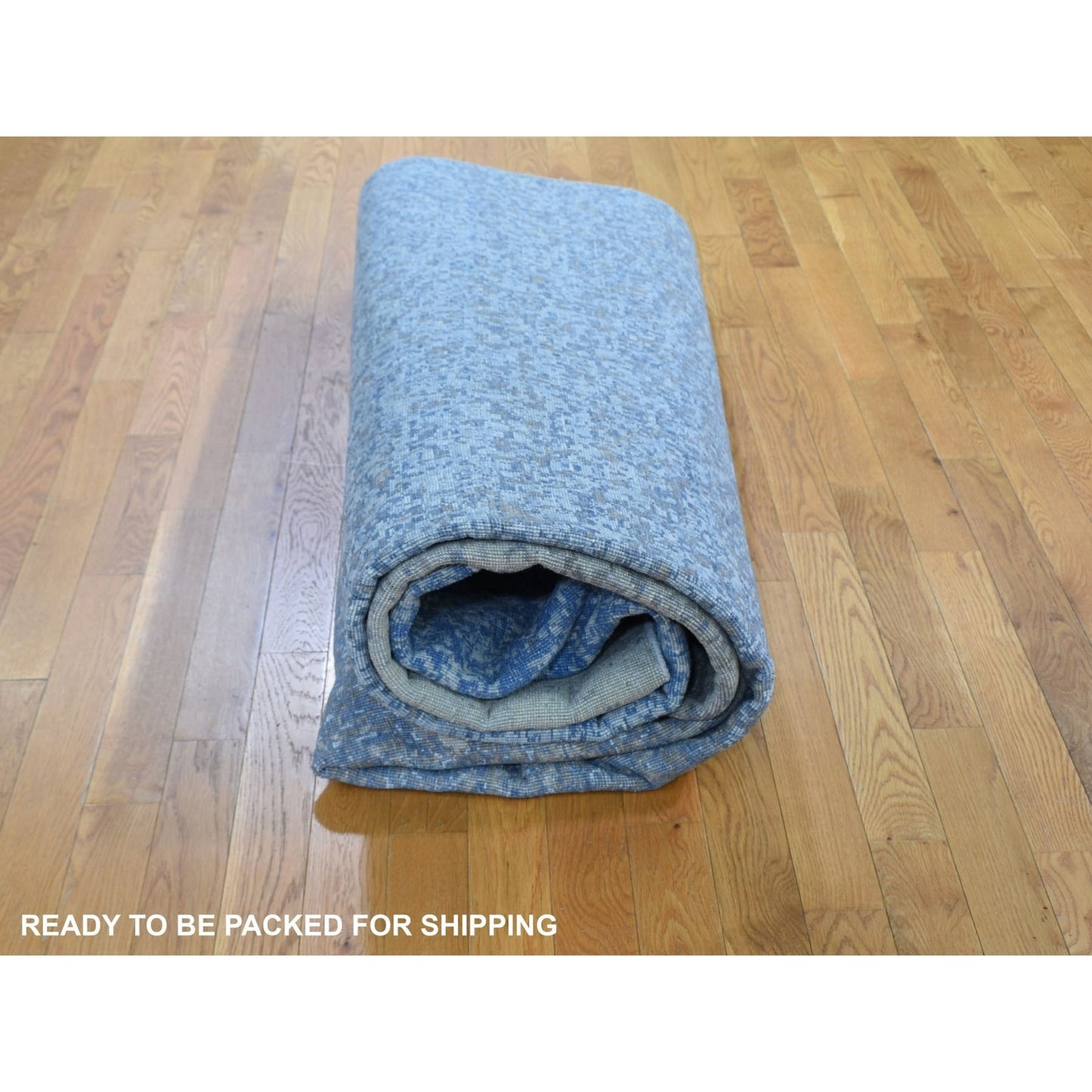 9'X12' Pure Silk And Wool Dissipating Design Hand Knotted Rug