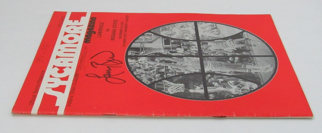Larry Bird Hof Signed/Auto 1978 College