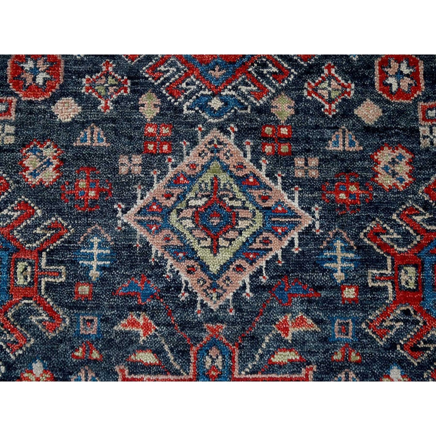 12'X18' Black Supple Organic Wool Hand Knotted Oversize Oriental Rug