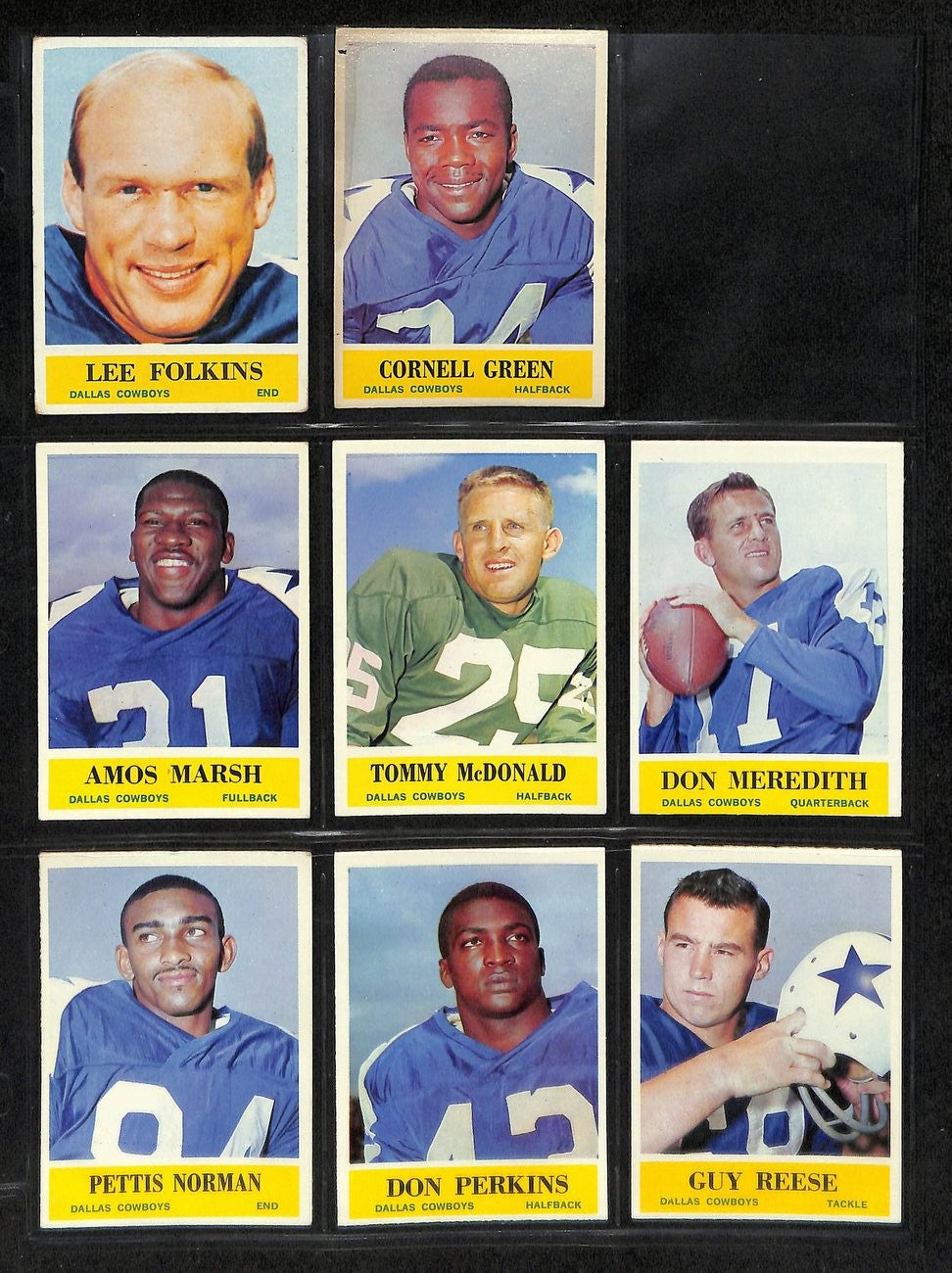 1964 Philadelphia Football Card Complete Set