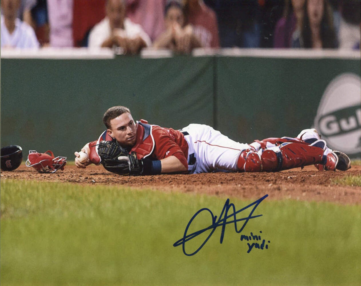 Christian "Mini Yadi" Vazquez Autographed 8X10