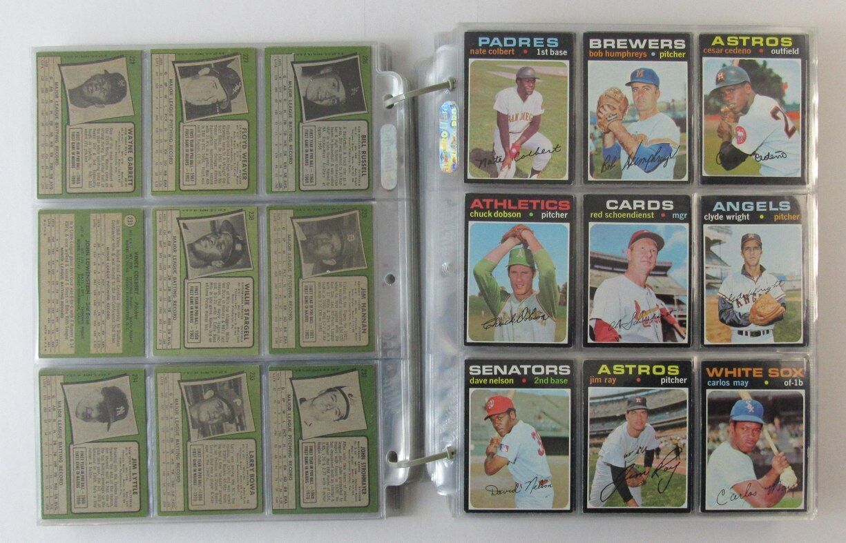 1971 Topps Baseball Complete Set (752) Cards