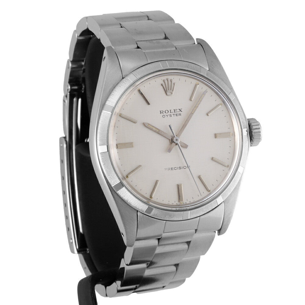 Rolex Oyster 6427 Silver Manual Case Size 34Mm34Mm Men'S Used Watch #31011