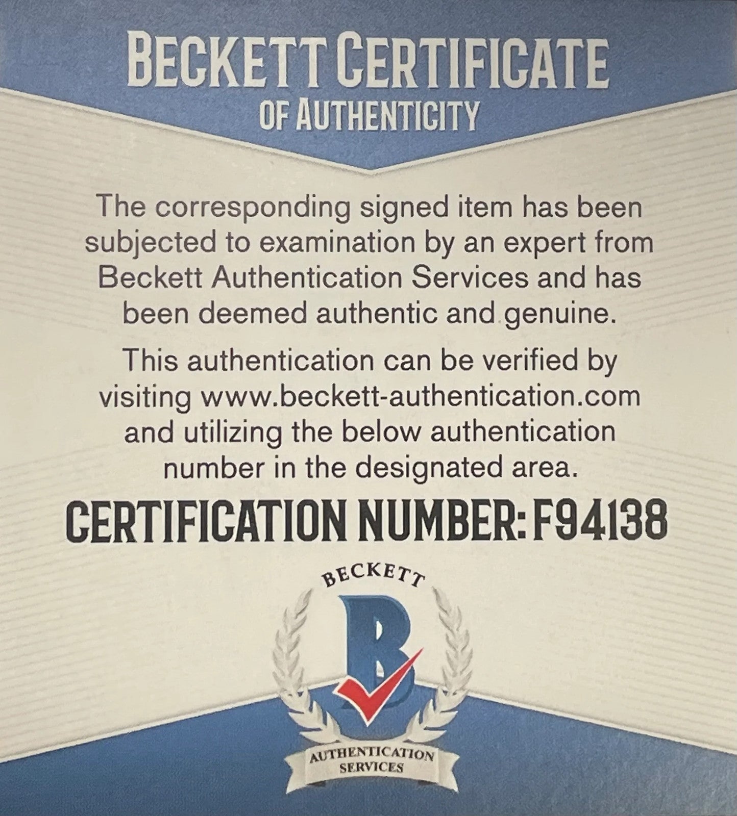 Larry Csonka "Hof 84" Autographed Official Football (Beckett)