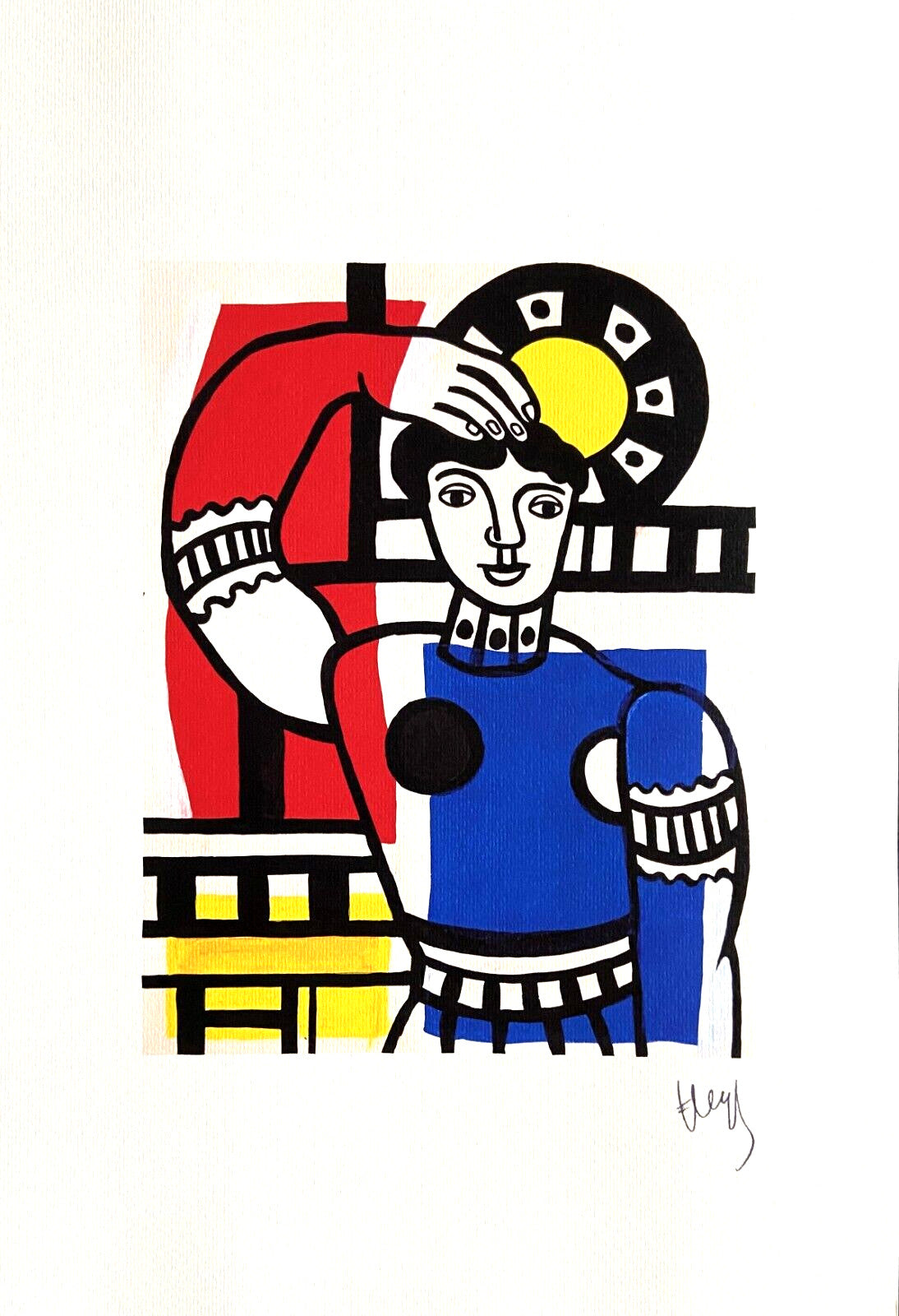 Fernand Lger Lithograph 1966 Coa Signed Limited