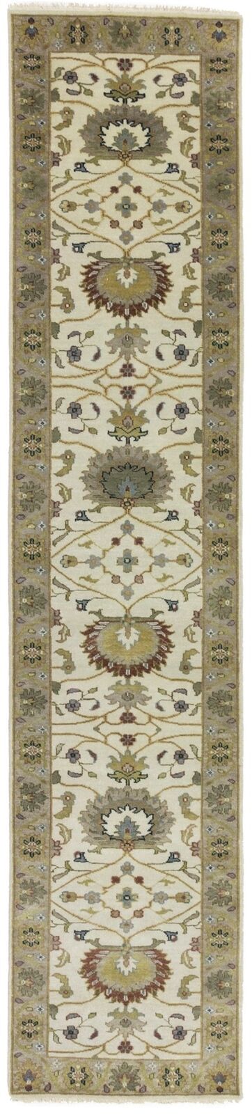 Hand-Knotted Peshawar Chobi Floral Oriental