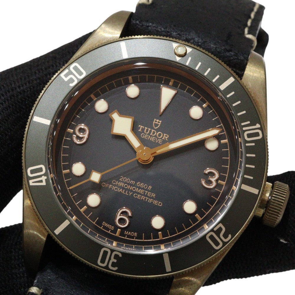 Tudor Black Bay Bronze M79250Ba-0001 Black Men'S Used Watch #61023