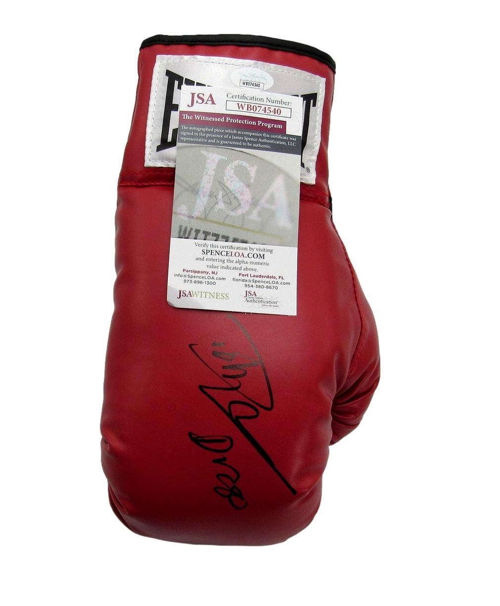 Dolph Lundgren Autographed/Inscr Left Boxing