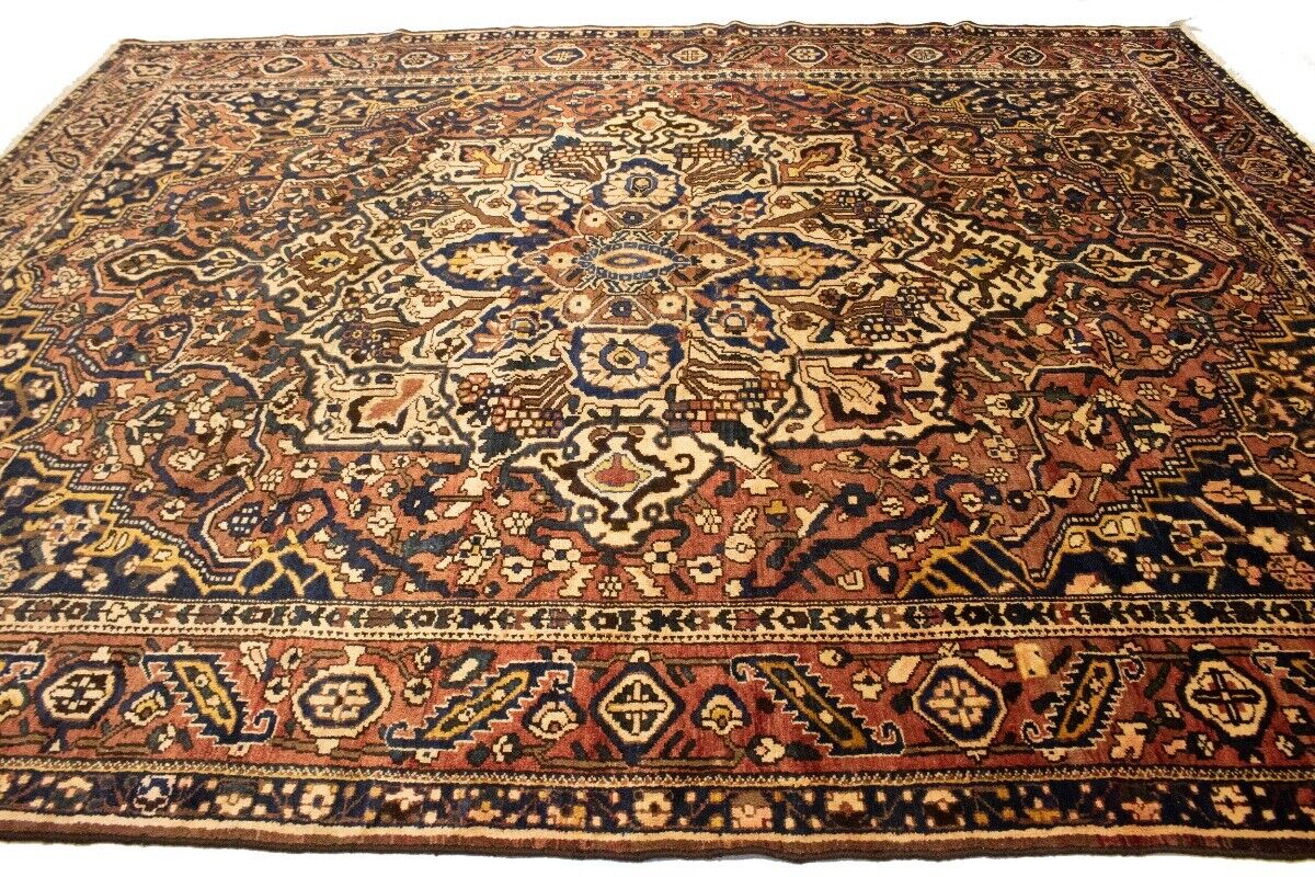 Handmade Antique Oriental Rug Floral Pattern