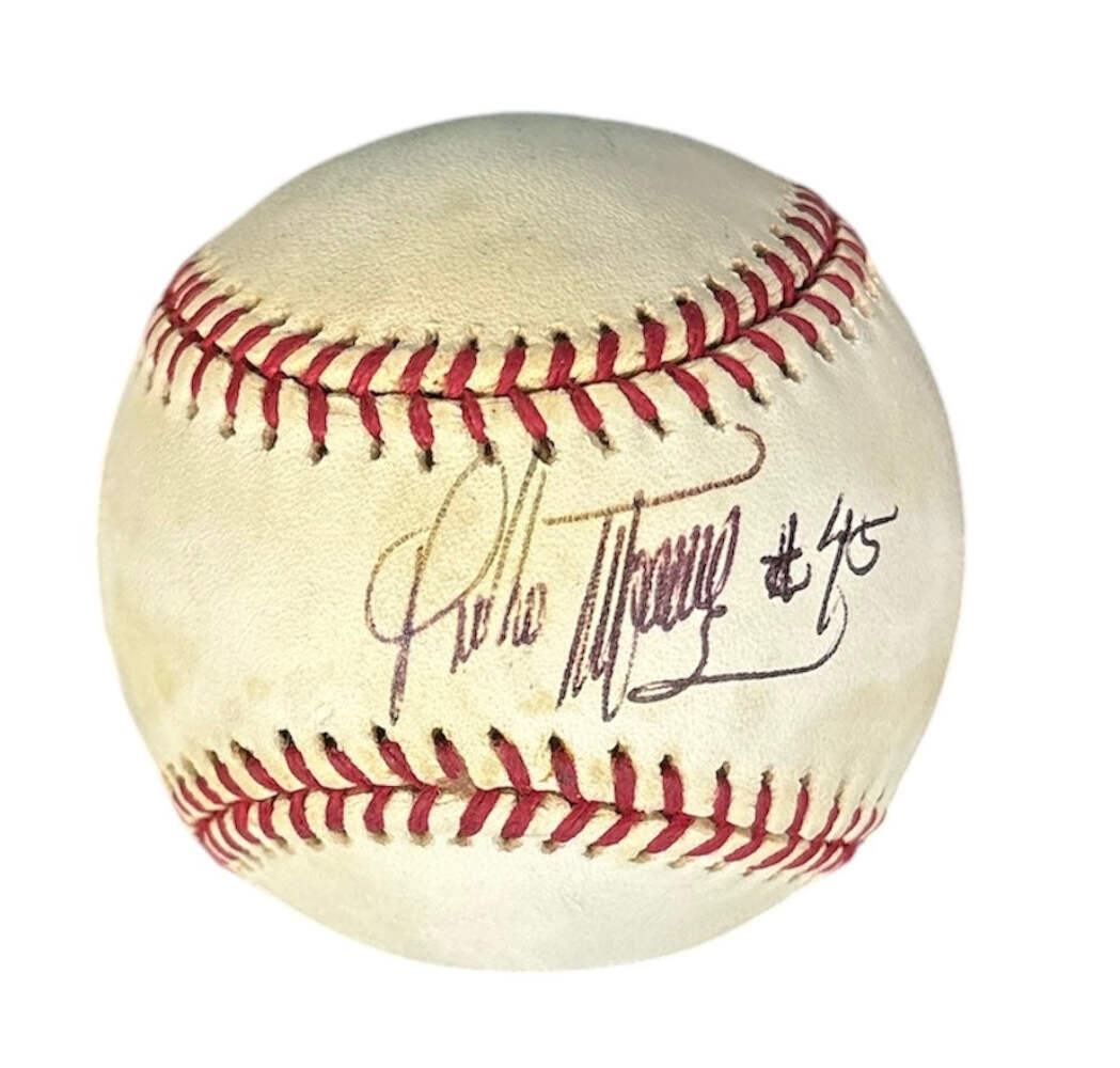 Pedro Martinez Autographed Major League Baseball