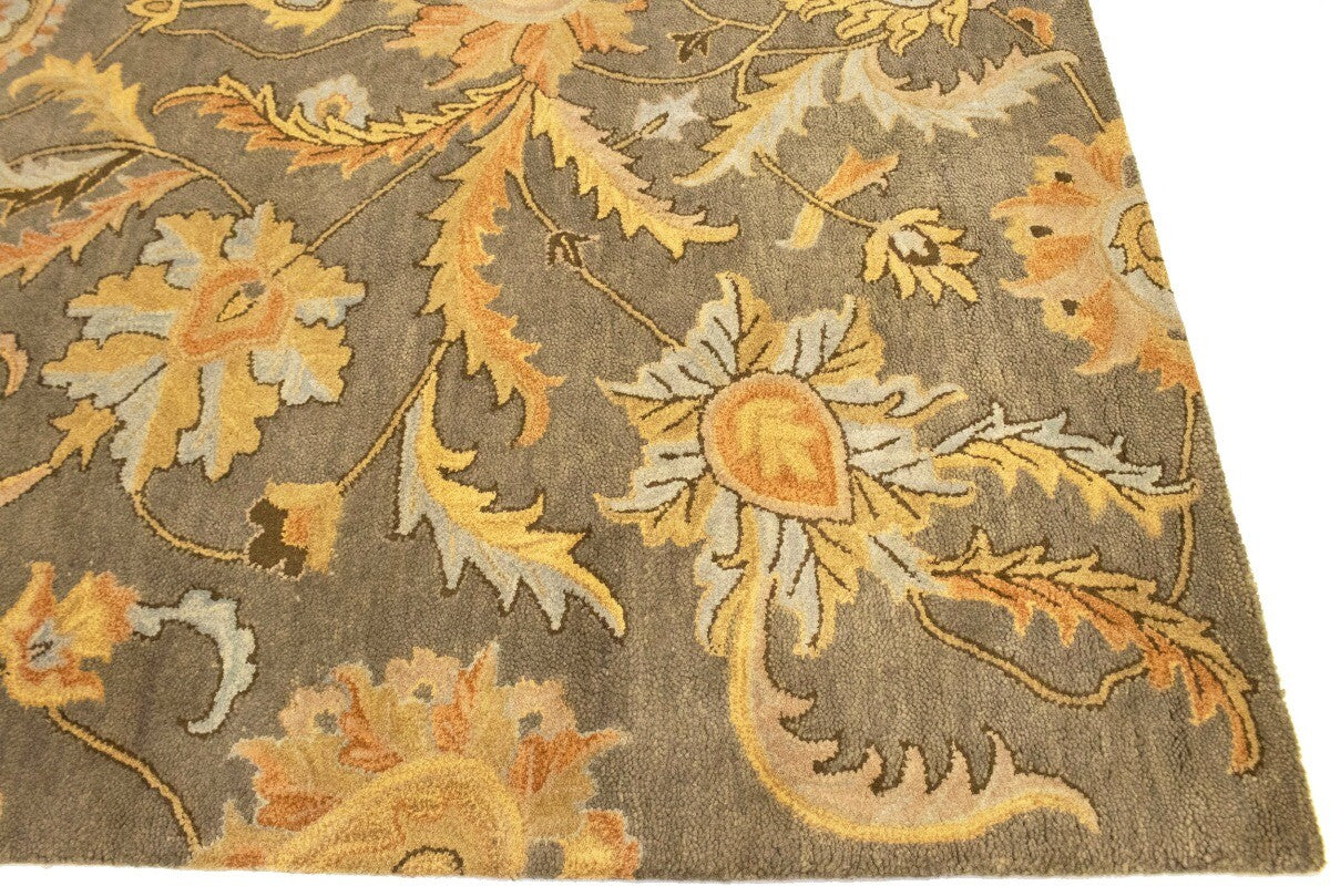 Hand-Tufted Oriental Rug Plush Modern Floral