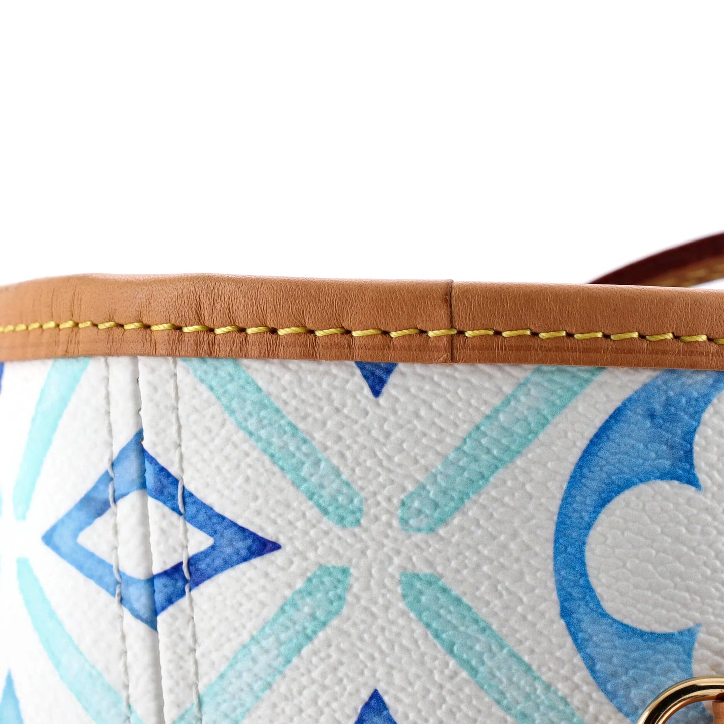 Louis Vuitton Neverfull Nm Tote By The Pool Monogram Tile Canvas Mm