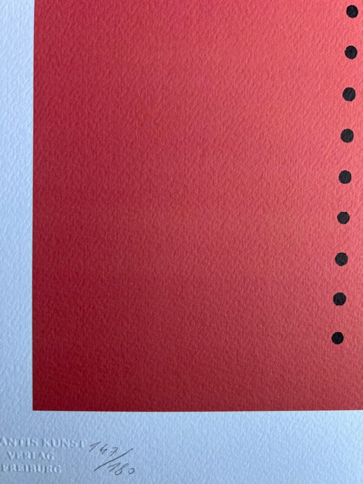 Lucio Fontana Lithograph 1978