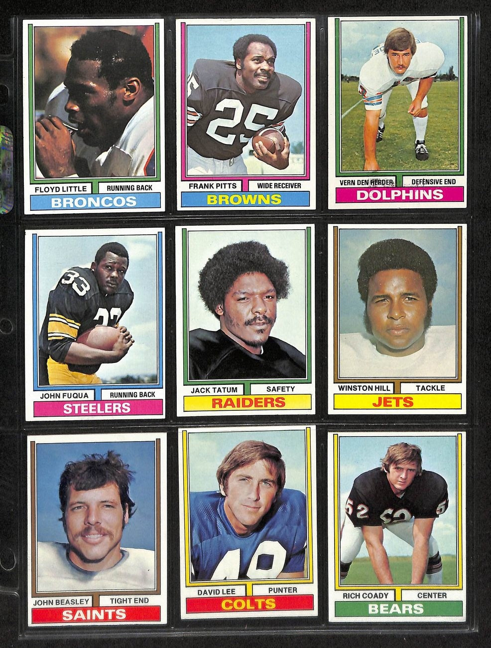 1974 Topps Football Card Complete Set (1-528) Bradshaw Hannah Rc Staubach 197448