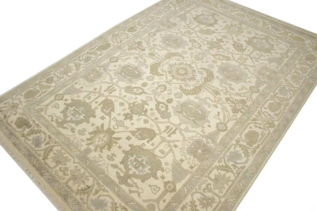 6X9 Ft Handmade Oushak Chobi Oriental Rug Muted