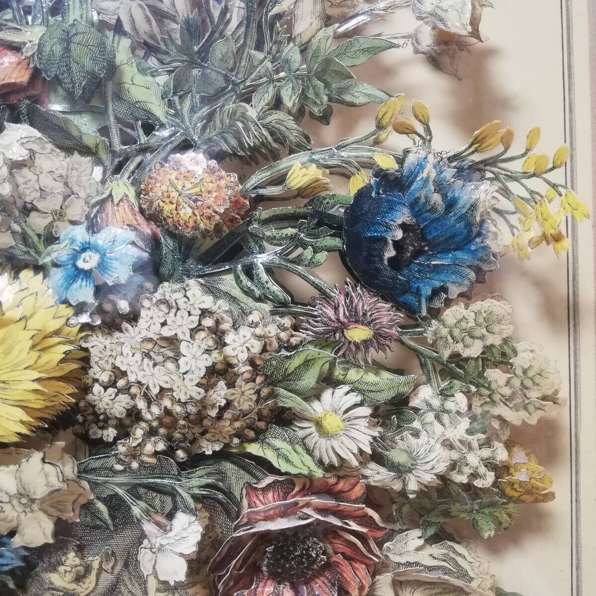 Henry Fletcher "November" Lithograph Rare Flower