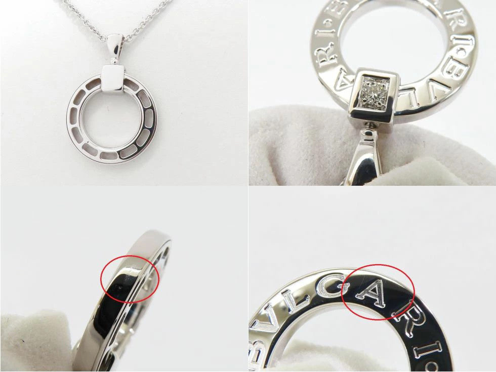 Bvlgari Bulgari Necklace K18Wg 1Pd