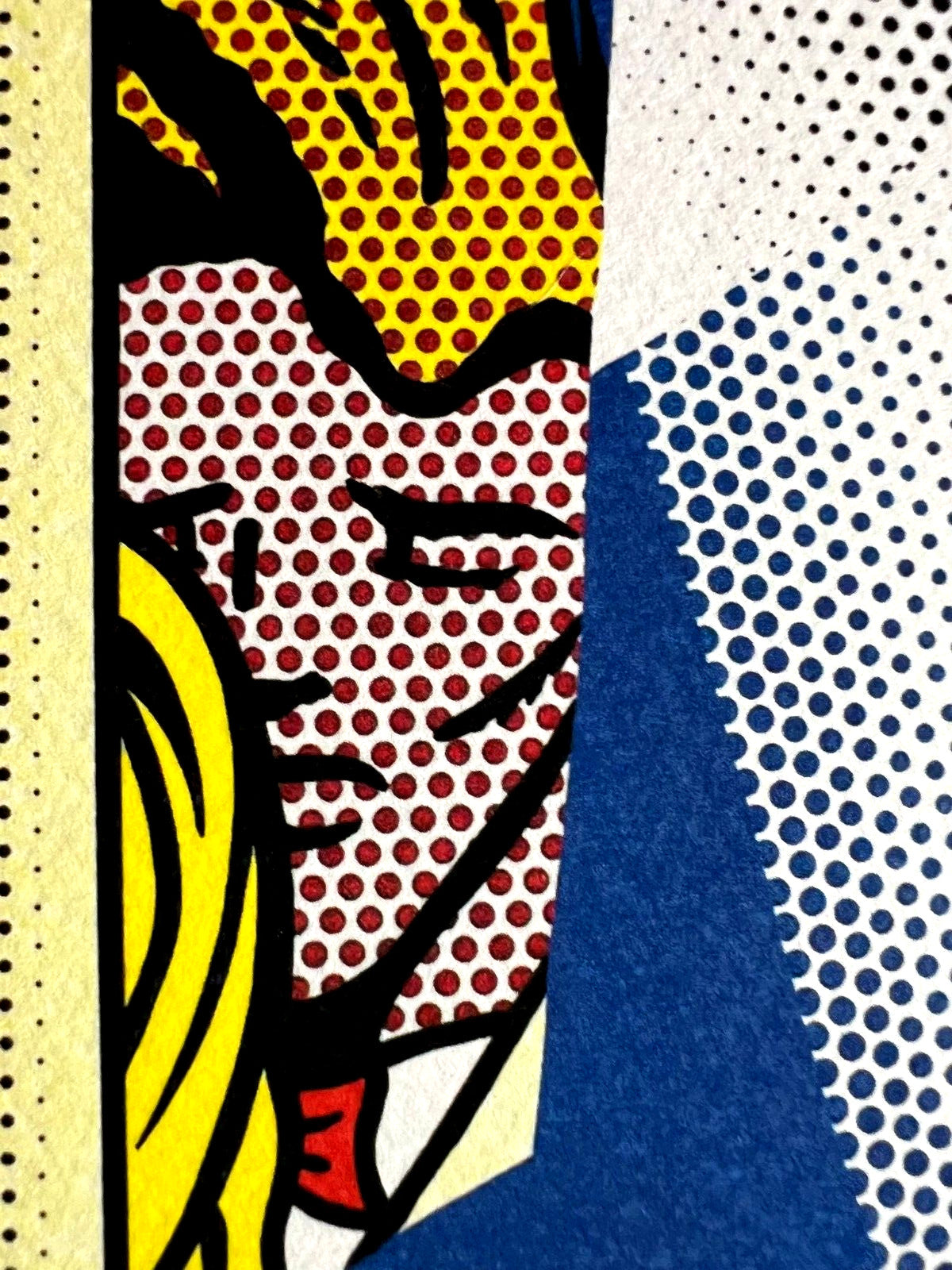 Roy Lichtenstein Lithograph Coa: Hand Numbered 275 Exe