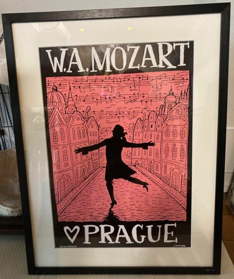 Jiri Votruba (Czech) Original Poster - W.A.Mozart