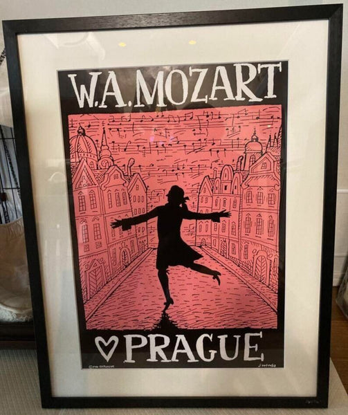 Jiri Votruba (Czech) Original Poster - W.A.Mozart