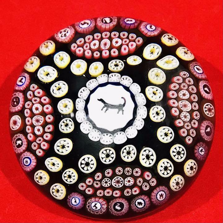 Baccarat Millefiori Paperweight 1978 Multiple