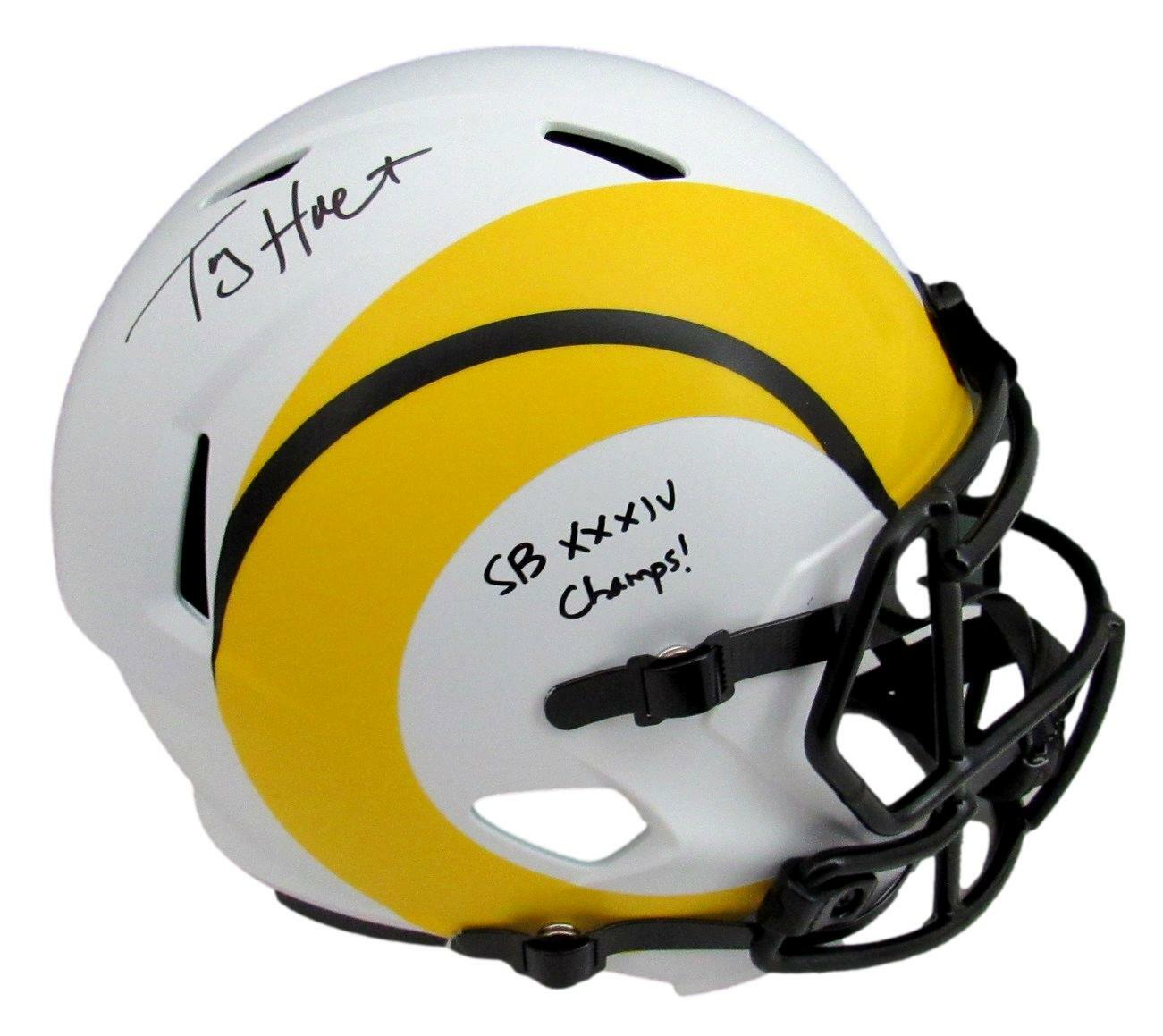 Torry Holt Signed Rams Full Size Lunar Eclipse