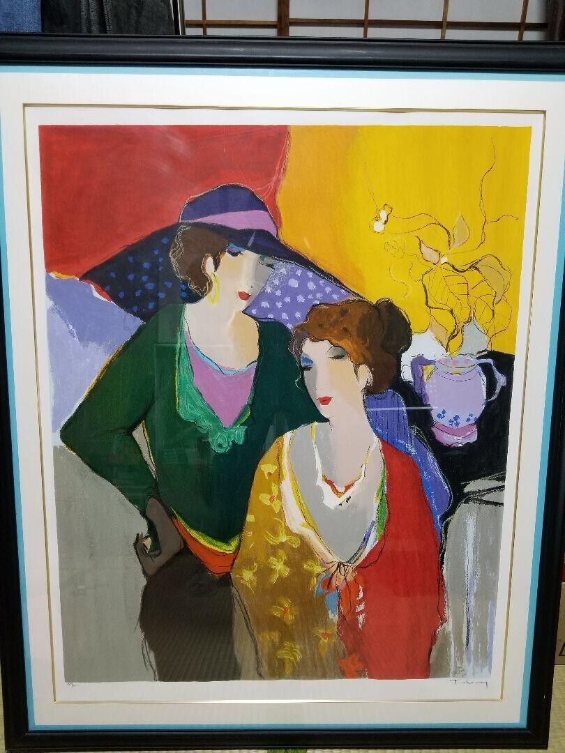 Itzchak Tarkay (Israel) Original Lithograph Large