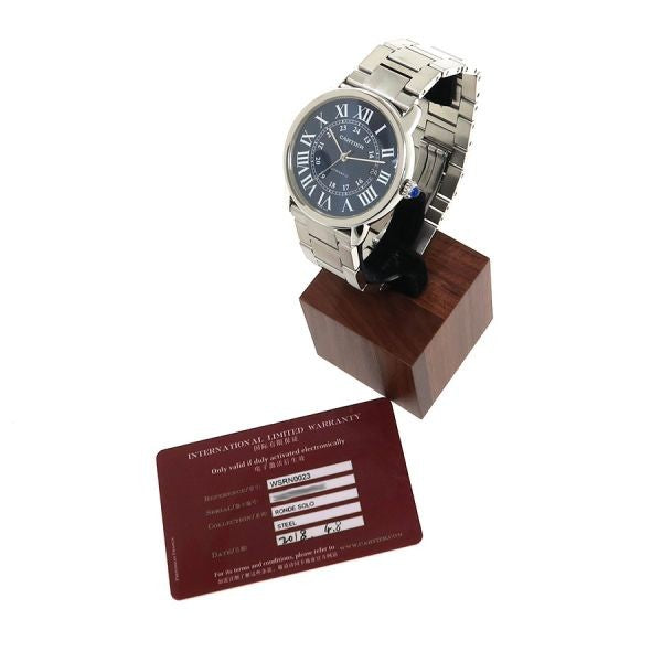 Cartier Rondo Solo Xl Wsrn0023 Case Size 42Mm Men'S Used Watch #31025