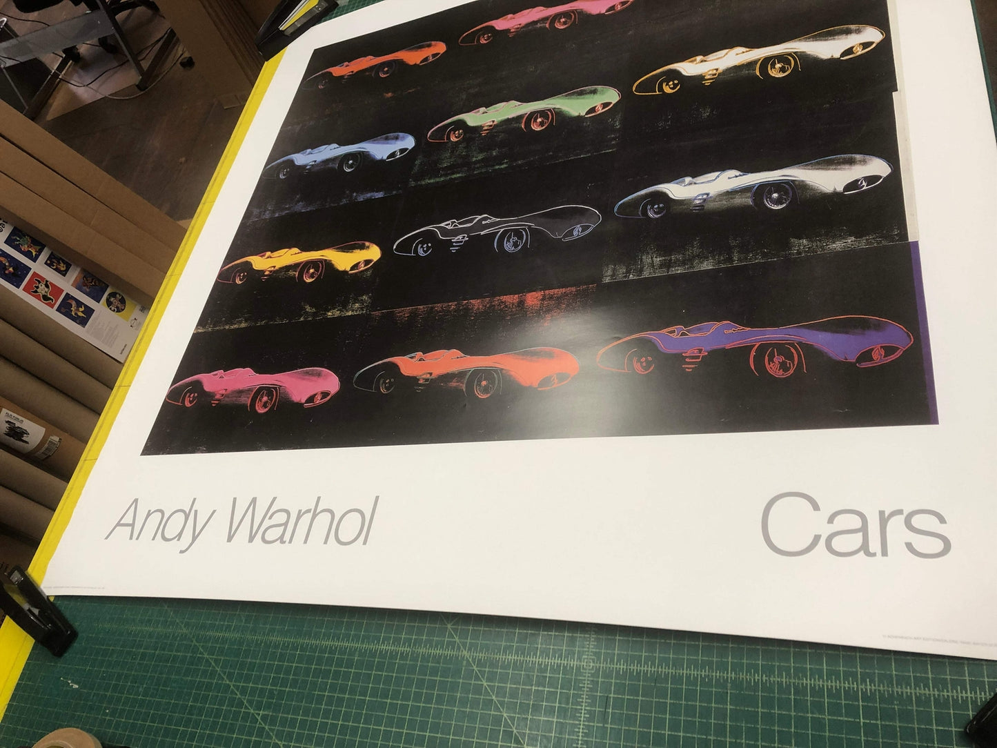 Andy Warhol Formula 1 Car W 196 R () " Poster Pop Art Multicolo
