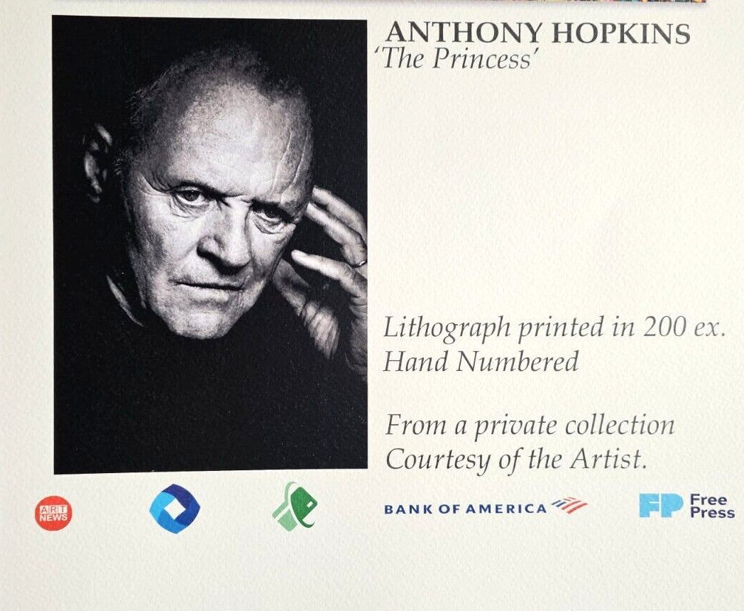 Anthony Hopkins Lithograph, 200 Ex
