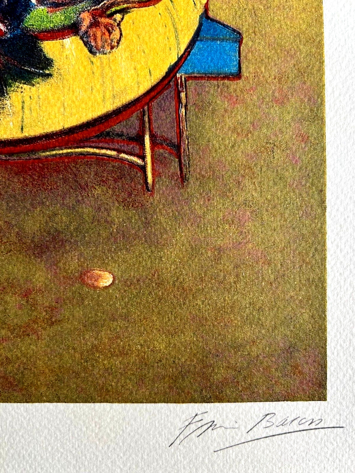 Francis Bacon Lithograph Coa Signed In Pen
