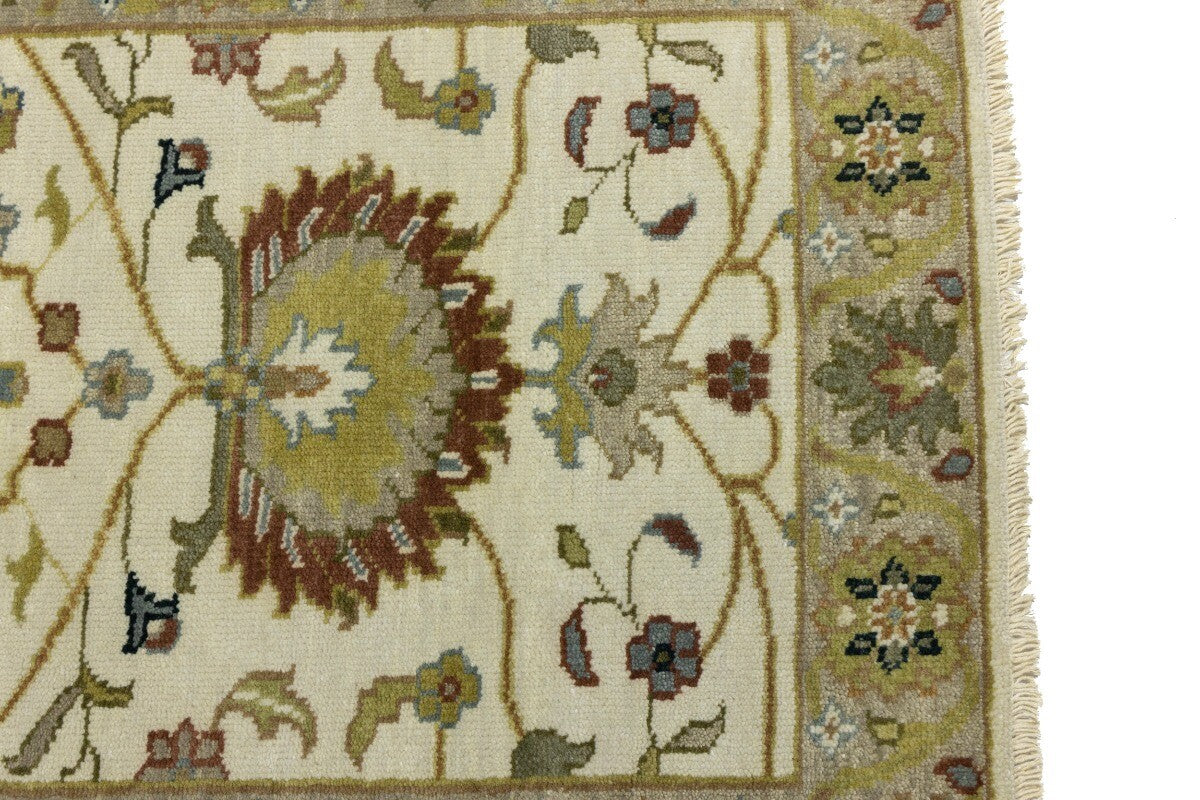 Hand-Knotted Peshawar Chobi Floral Oriental