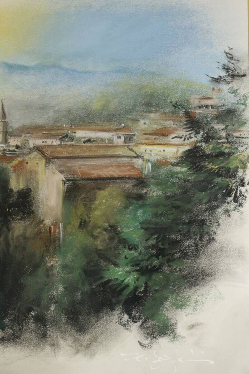 Nate Giorgio - Tivoli Italy Original Painting Oil