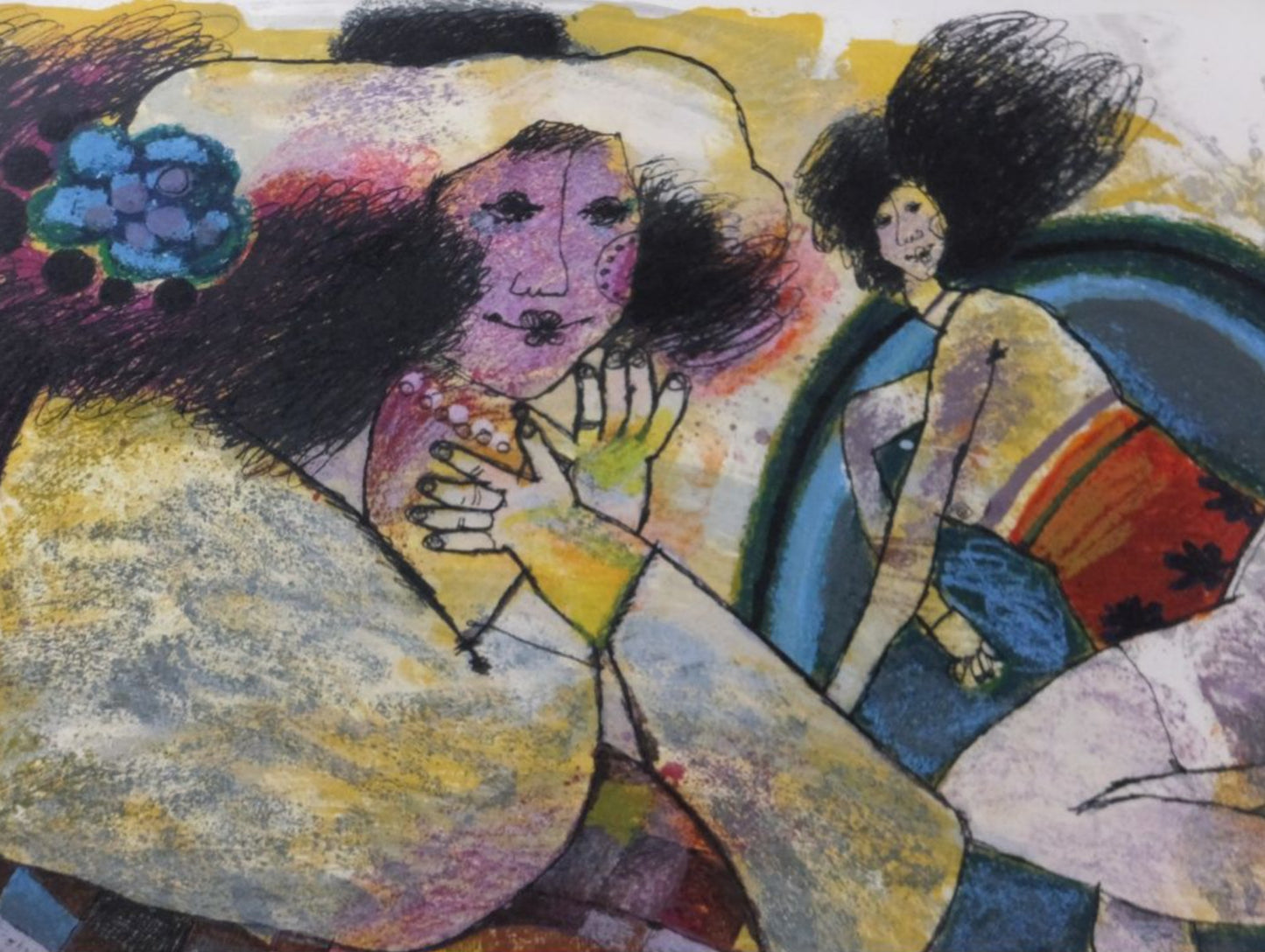 Theo Tobiasse (Israel) Original Lithograph Print