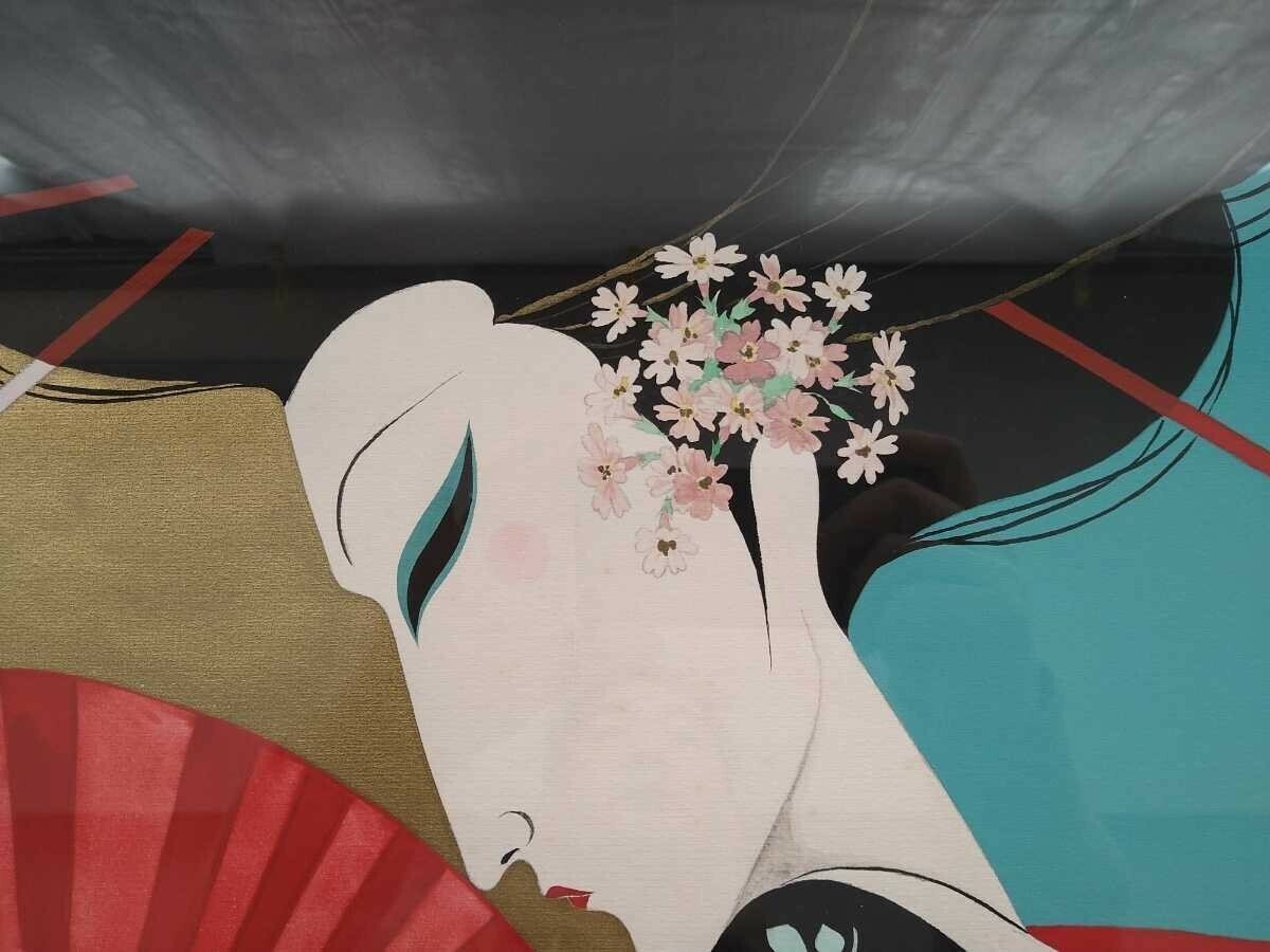 Roberto Tortoli Art Deco Original Acrylic Gouache