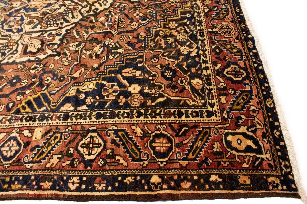 Handmade Antique Oriental Rug Floral Pattern
