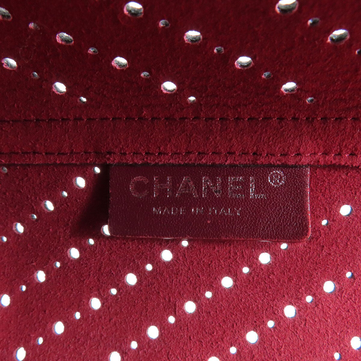 Chanel Tote Bag Chain Tote Punching