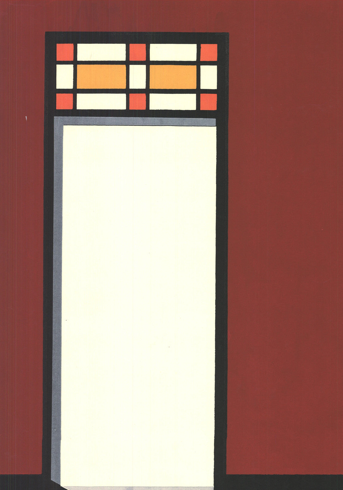 Emilio Sanchez Doorways Signed " Serigraph