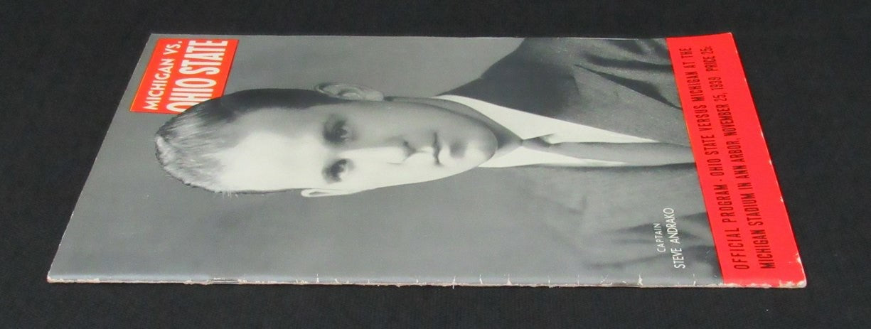 Vintage 11/25/1939 Michigan Vs Ohio State Football Program - The Game 188724