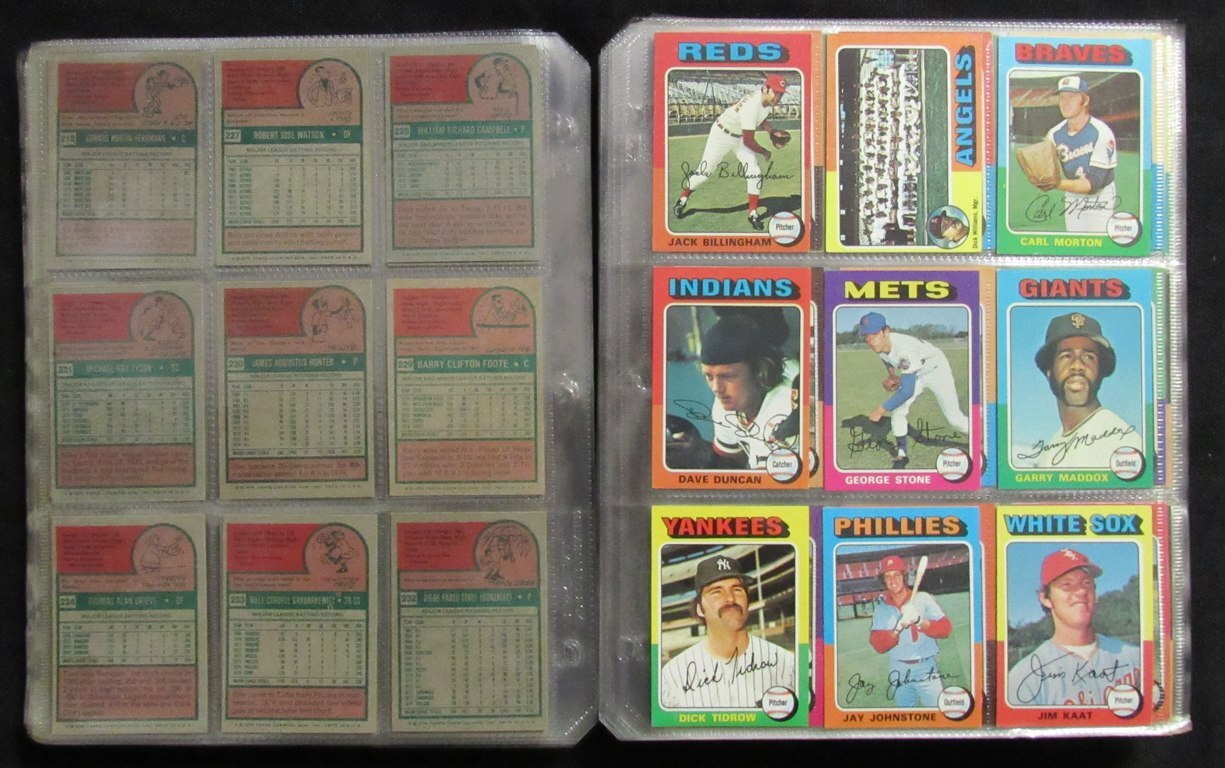 1975 Topps Baseball Card Complete Set (1-660)