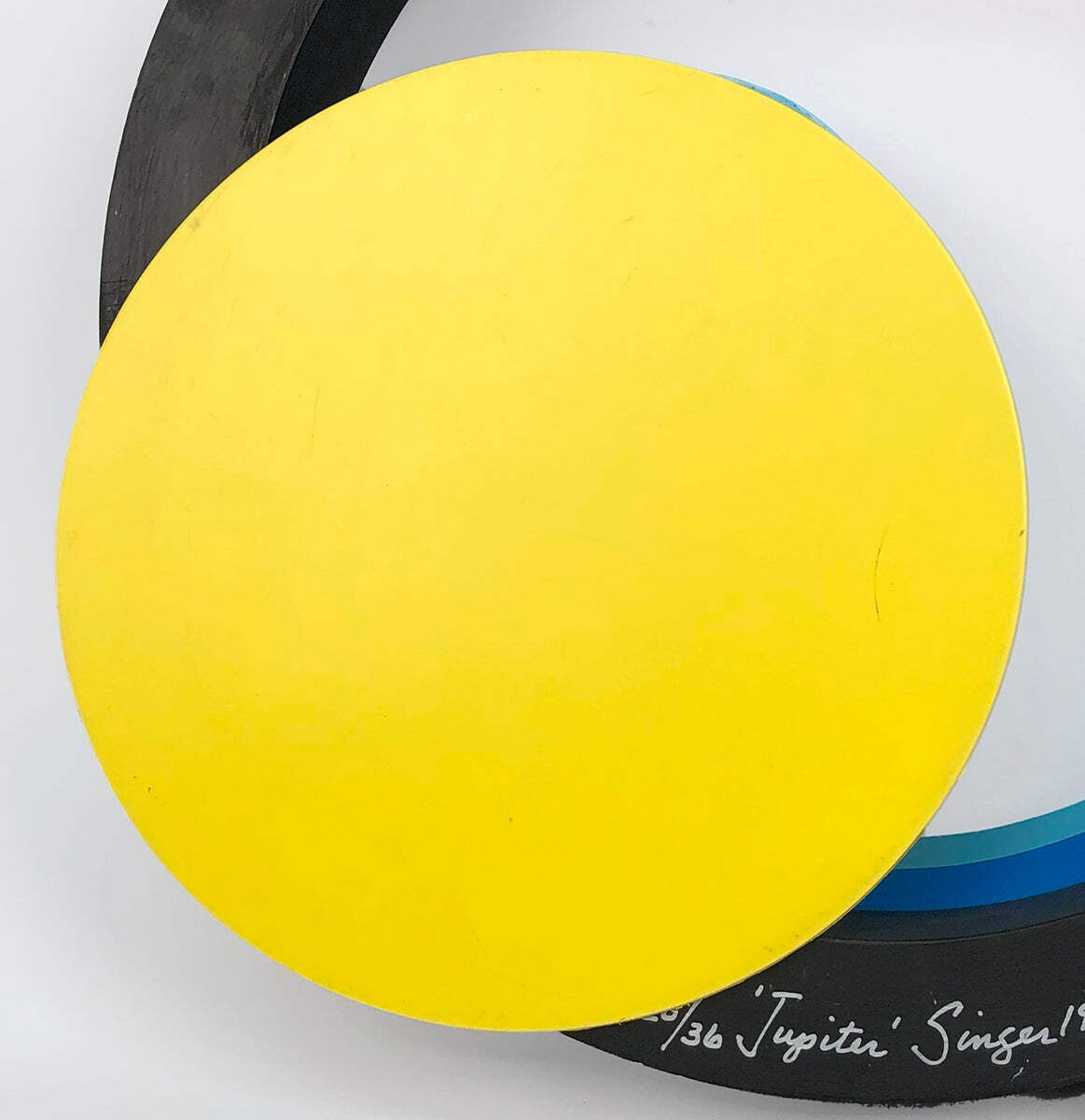 Clifford Singer Etude In Resonance (Jupiter) Signed " Sculpture Abs