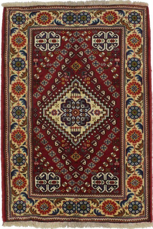 4X5 Ft Handmade Vintage Style Rug Tribal Design