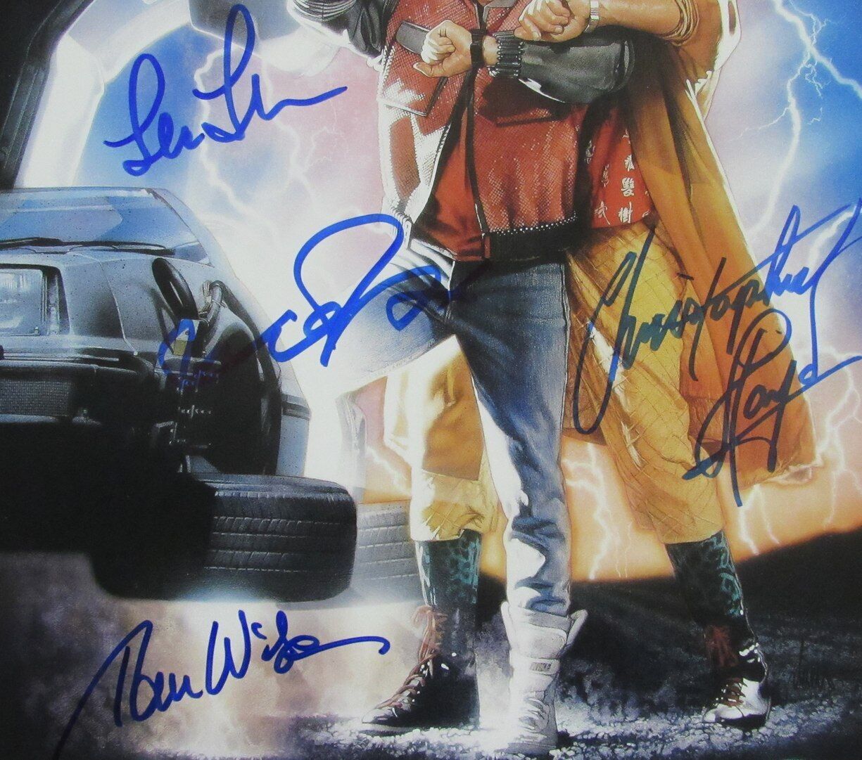 Michael J Fox/Lloyd/Thompson/Wilson (4)Signed