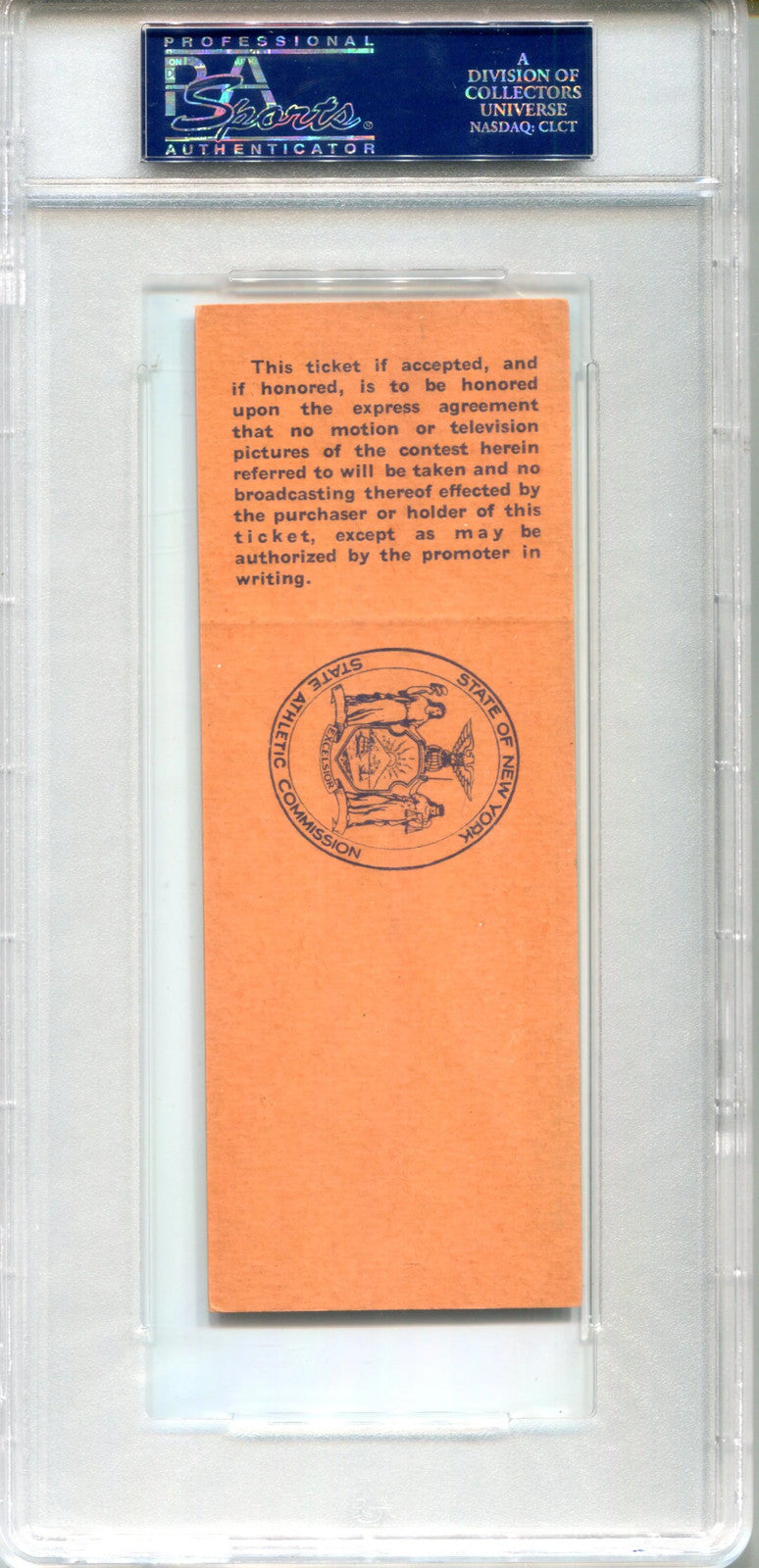 1940 Feb 9 Full Boxing Ticket Louis Vs. Godoy Psa 6