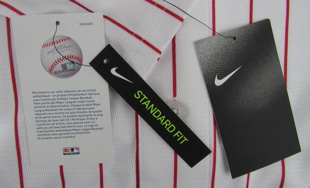 Zack Wheeler Autographed White Nike Authentic