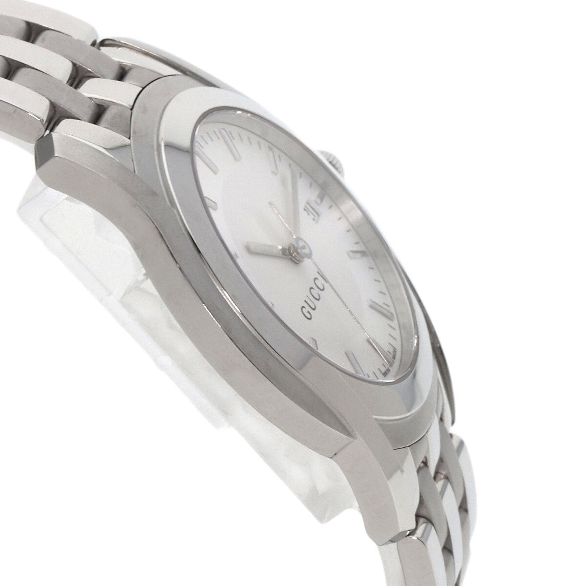 Gucci Round Face Watches 5500Xl Stainless Steel/Stainless Steel Mens