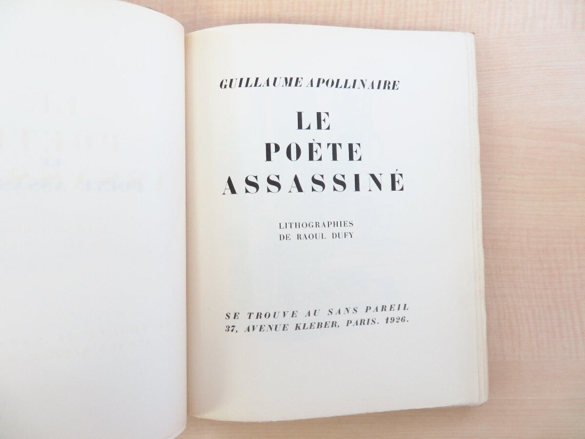 Raoul Dufy - Guillaume Apollinaire Le Poete